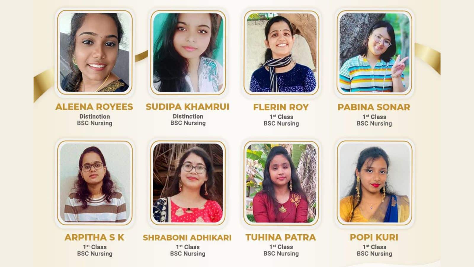 BSC Nursing Top Scorers at SJES College